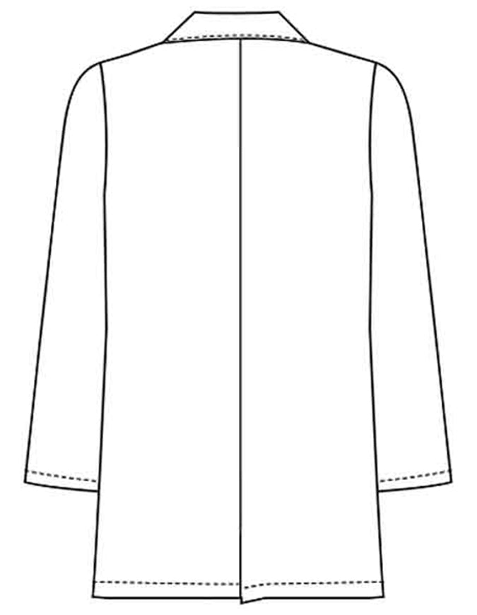 Free Embroidery Heedfit Unisex 31 Inches Three Pocket White Consultation Coat