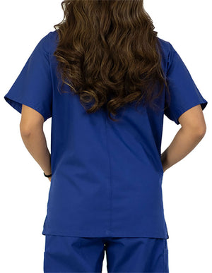 HeedFit Unisex V-Neck Four Pocket Scrub Top