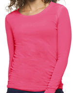 Healing Hands Women's Long Sleeve Melissa Tee - Carnation Pink