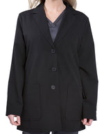 Healing Hands 31 Inches Women's Faith Labcoat - Black