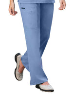 Jockey 31.5 Inch Women's Flare Leg Medical Scrub Pants - Ceil Blue