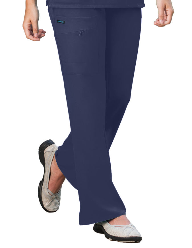 Jockey 31.5 Inch Women's Flare Leg Medical Scrub Pants - New Navy