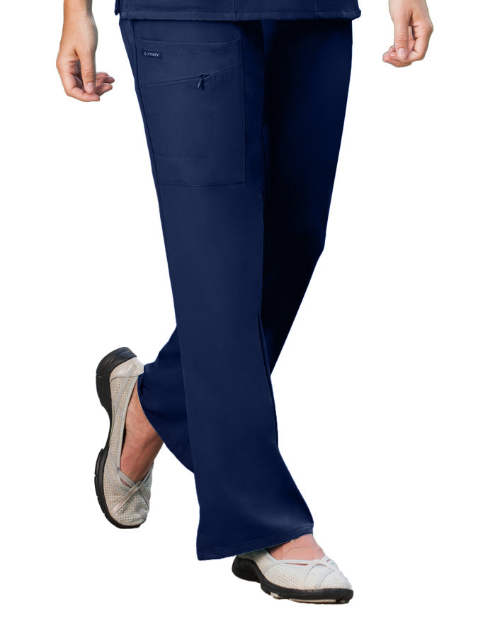 Jockey 31.5 Inch Women's Flare Leg Medical Scrub Pants - Galaxy Blue