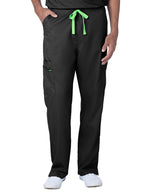 Landau Proflex Unisex Straight Leg Cargo Scrub Pants Black