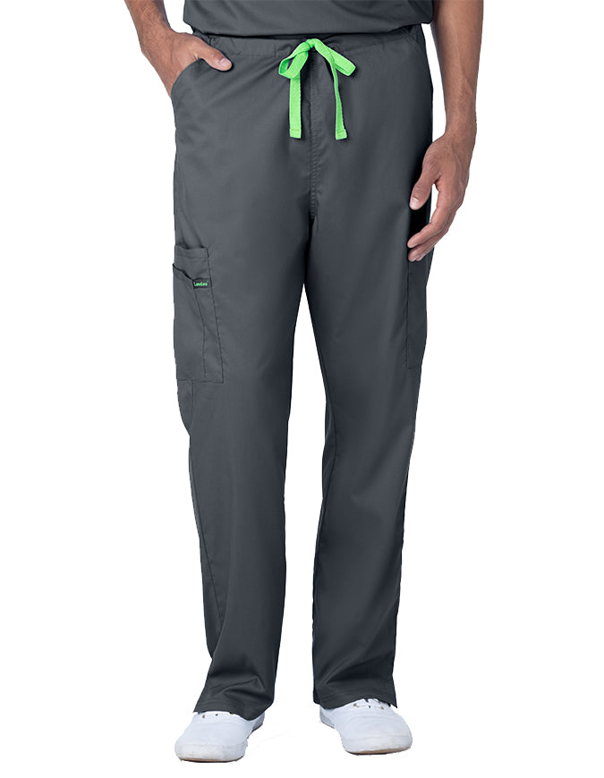 Landau Proflex Unisex Straight Leg Cargo Scrub Pants Graphite