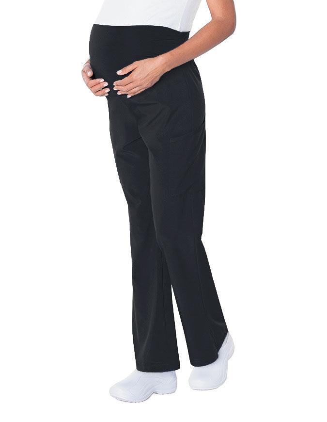 Landau Proflex Women's Maternity Cargo Scrub Pant - Black