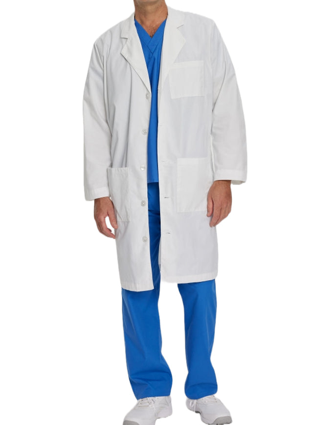 Landau Men's 41.5 inch Three Pocket Full Length Medical Lab Coat