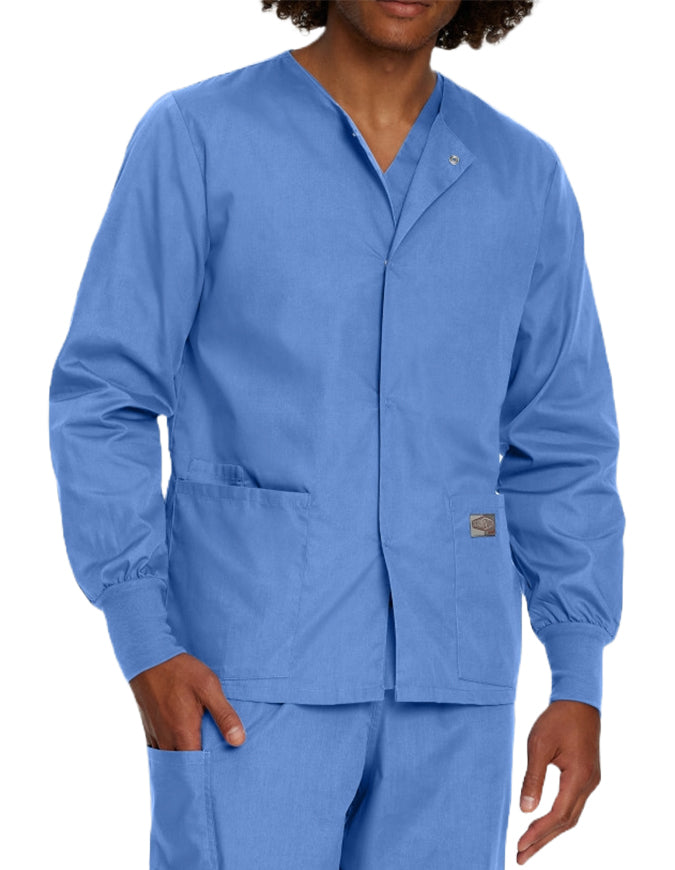 Landau Scrub Zone Unisex Warm up Jacket - Ciel Blue