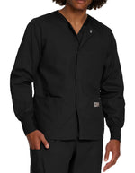 Landau Scrub Zone Unisex Warm up Jacket - Black