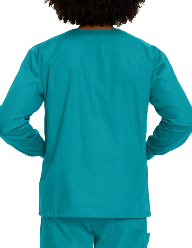 Landau Scrub Zone Unisex Warm up Jacket - Teal