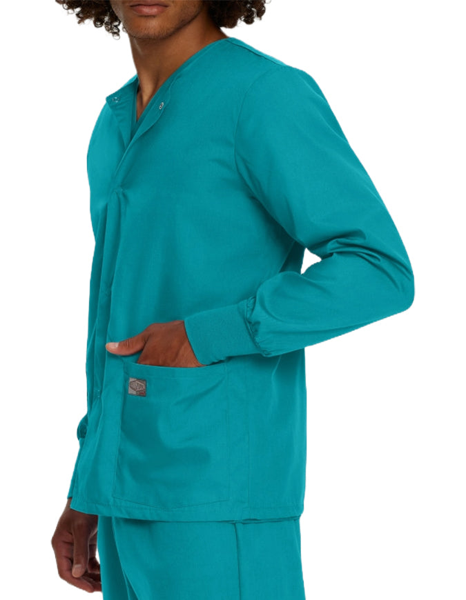 Landau Scrub Zone Unisex Warm up Jacket - Teal