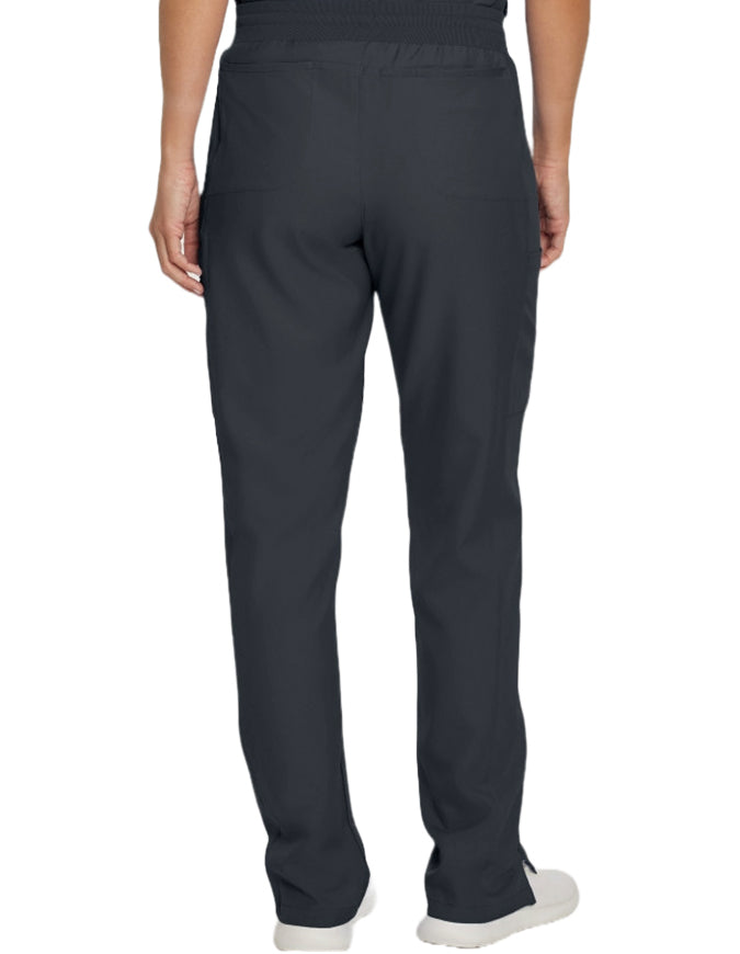 Landau Forward Women's Straight Leg Cargo Tall Scrub Pan - Pewter