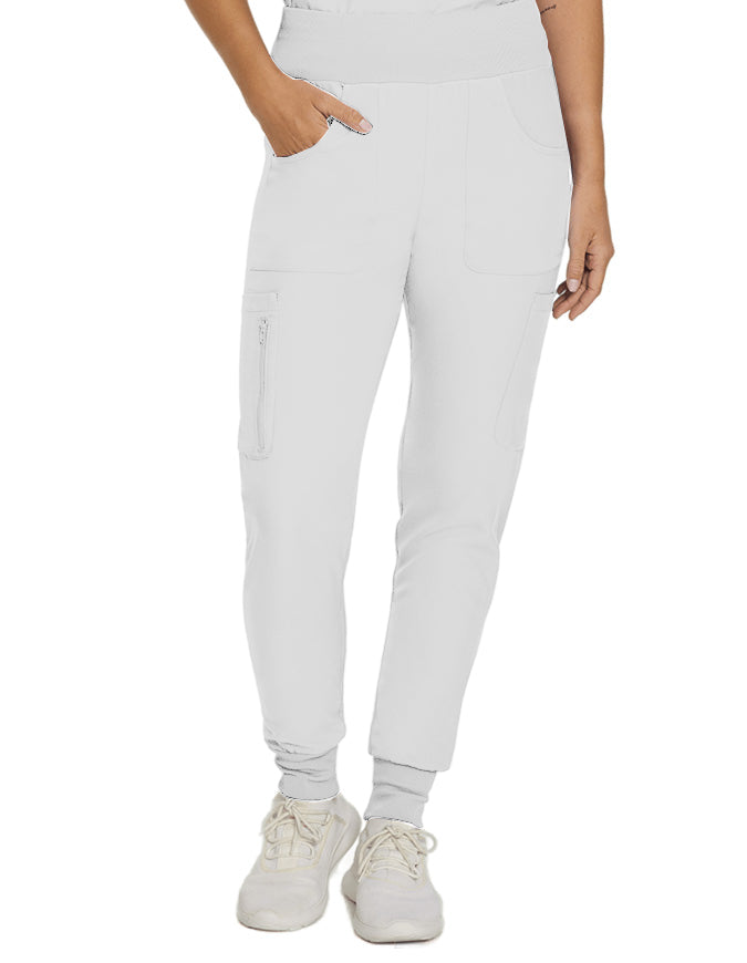 Landau Forward Women's Jogger Scrub Tall Pant - White