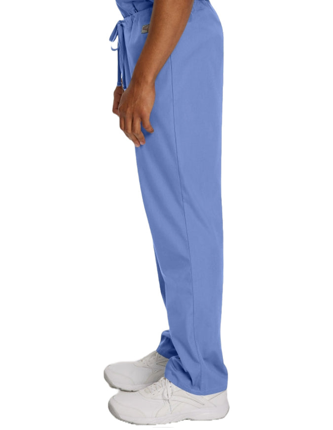 Landau Unisex Tapered Leg Scrub Pant - Ceil Blue