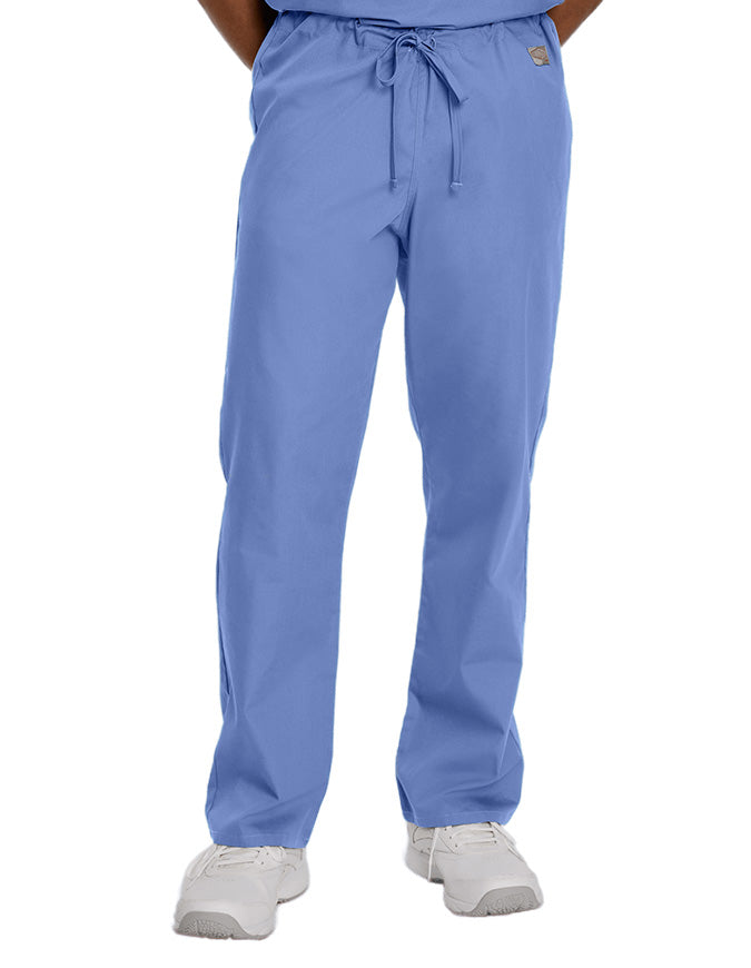 Landau Unisex Tapered Leg Scrub Pant - Ceil Blue