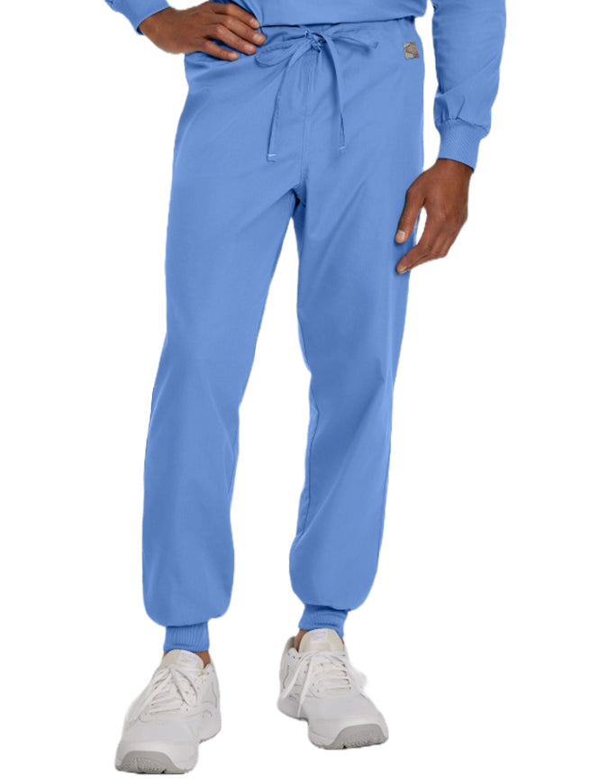 Landau Unisex Lightweight Jogger Scrub Pant - Ceil Blue