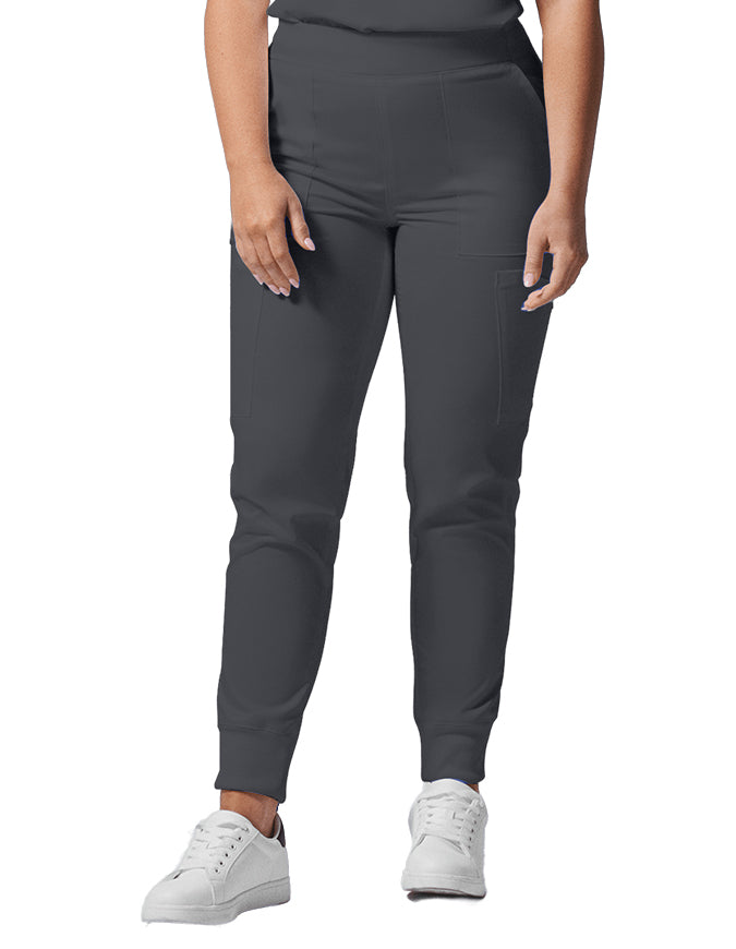 Landau ProFlex Women's Cargo Jogger Scrub Petite Pant - Graphite