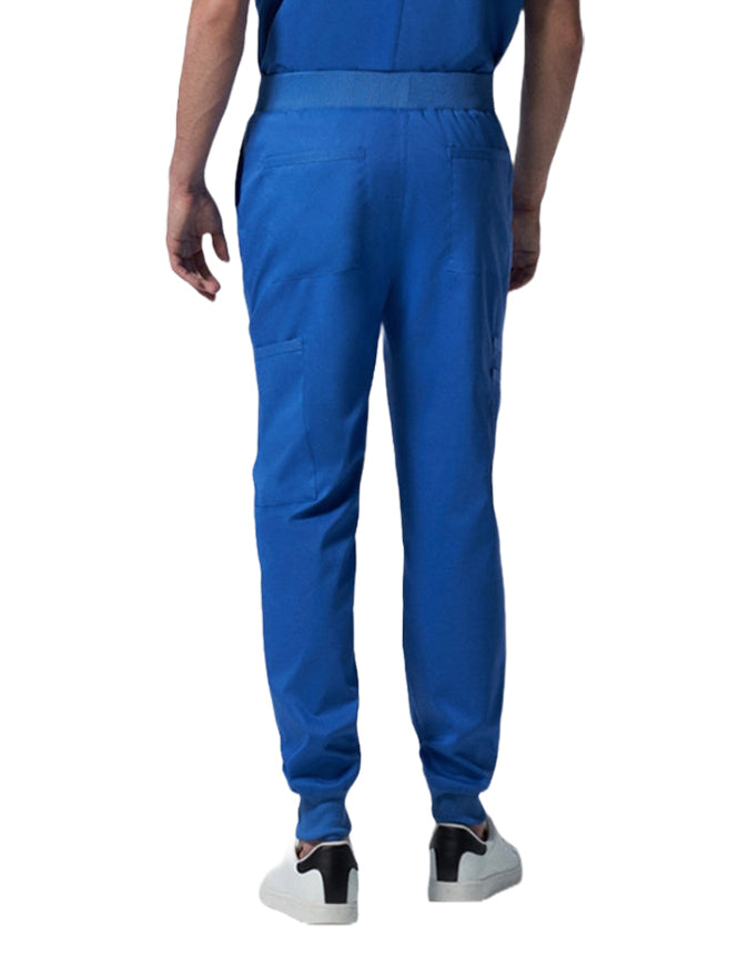 Landau ProFlex Men's Zip Fly Cargo Jogger Scrub Pant - Royal Blue