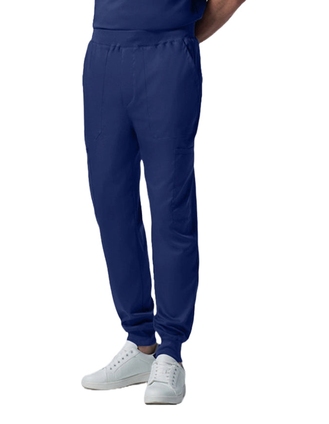 Landau ProFlex Men's Zip Fly Cargo Jogger Scrub Pant - Galaxy Blue