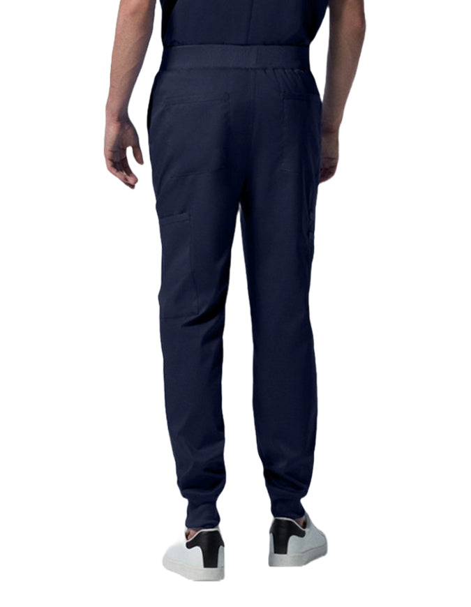 Landau ProFlex Men's Zip Fly Cargo Jogger Scrub Pant - True Navy