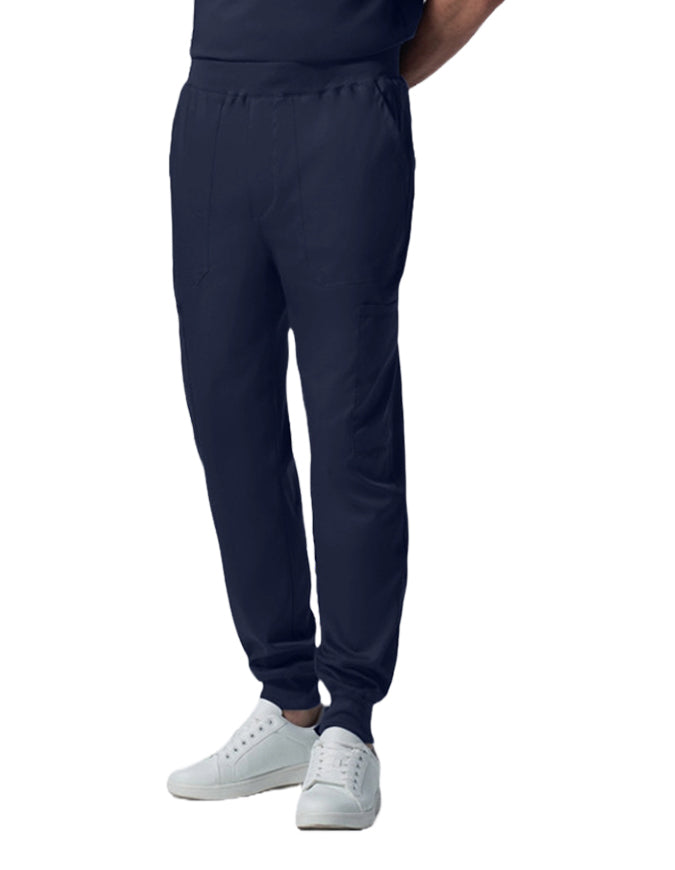 Landau ProFlex Men's Zip Fly Cargo Jogger Scrub Pant - True Navy