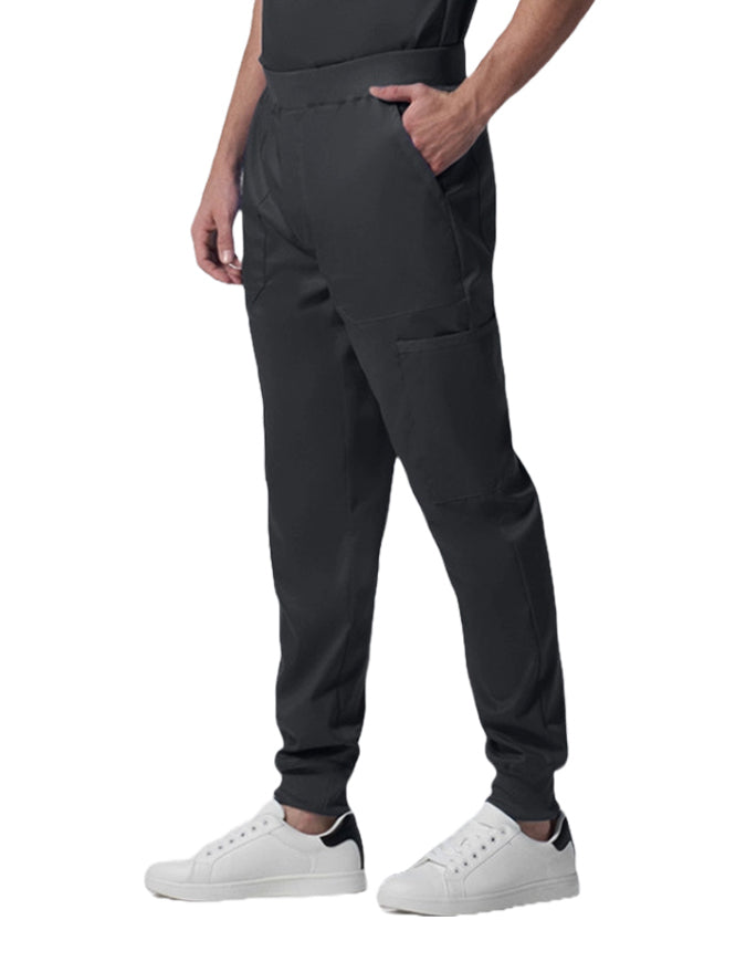 Landau ProFlex Men's Zip Fly Cargo Jogger Scrub Pant - Graphite