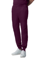 Landau ProFlex Men's Zip Fly Cargo Jogger Scrub Short Pant - Wine