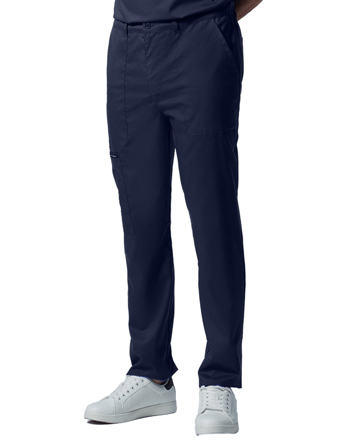 Landau ProFlex Men's Zip Fly Cargo Jogger Scrub Pant - True Navy