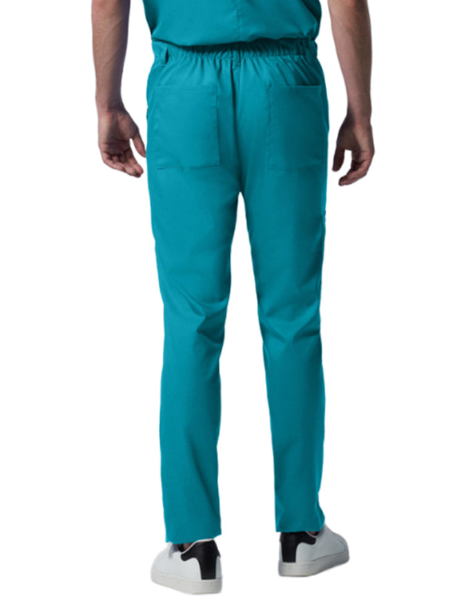 Landau Proflex Men's Straight-Leg Cargo Scrub Pant Teal