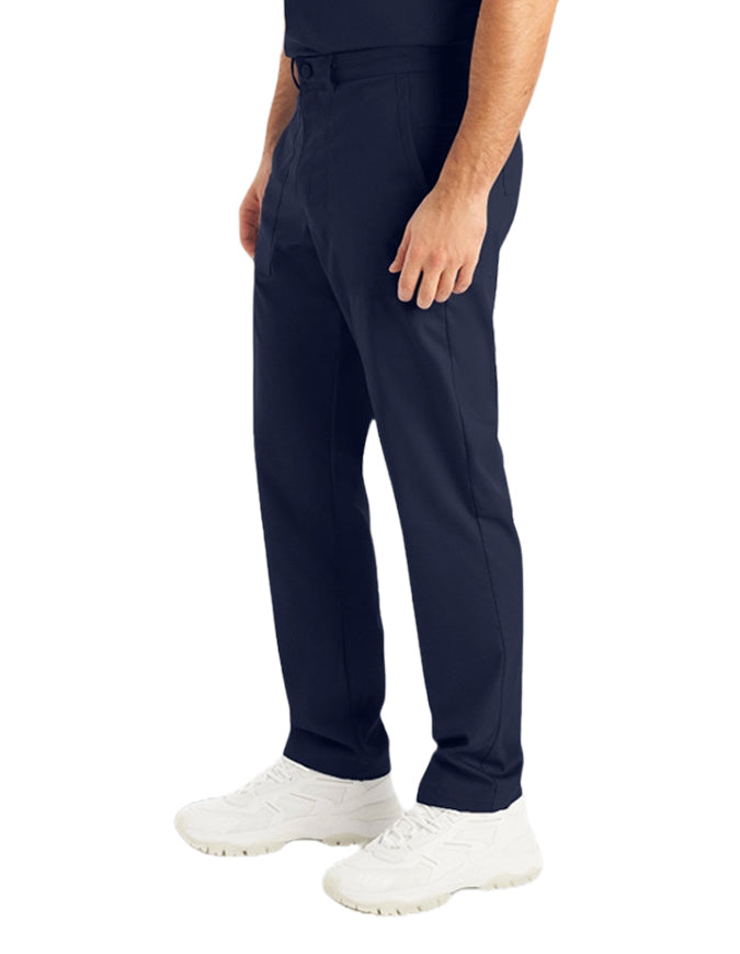 Landau Proflex Men's Straight-Leg Cargo Scrub Short Pant True Navy