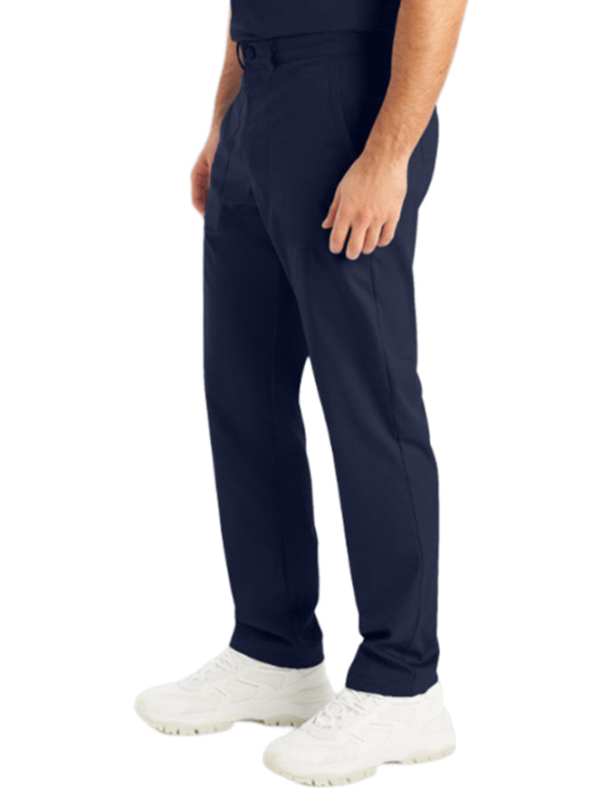 Landau Proflex Men's Straight-Leg Cargo Scrub Pant - True Navy