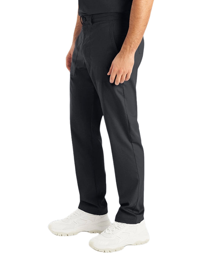 Landau Proflex Men's Straight-Leg Cargo Scrub Short Pant Black