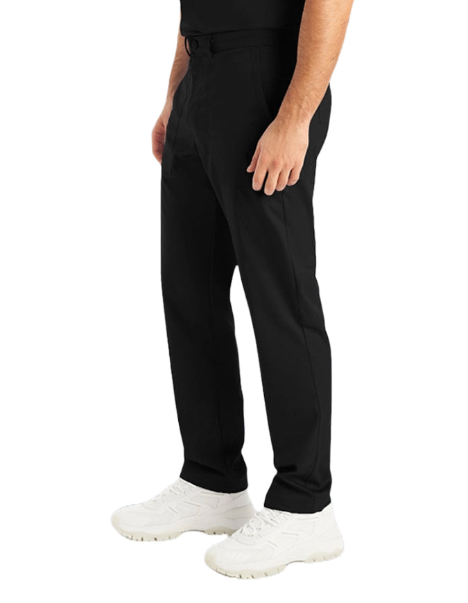 Landau Proflex Men's Straight-Leg Cargo Scrub Short Pant True Black