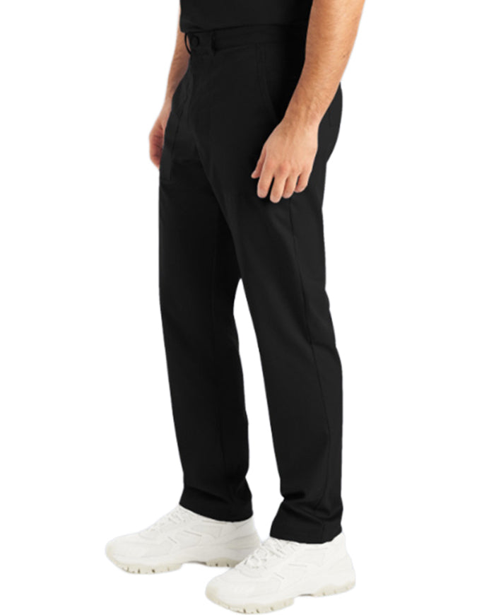 Landau Proflex Men's Straight-Leg Cargo Scrub Pant Black