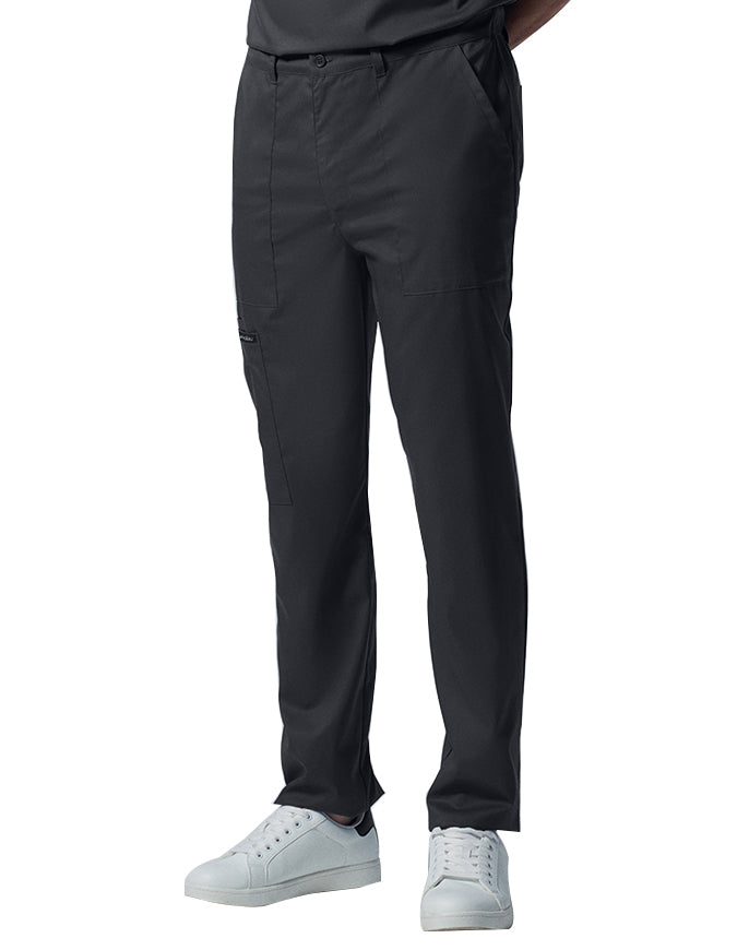 Landau Proflex Men's Straight-Leg Cargo Scrub Pant Black