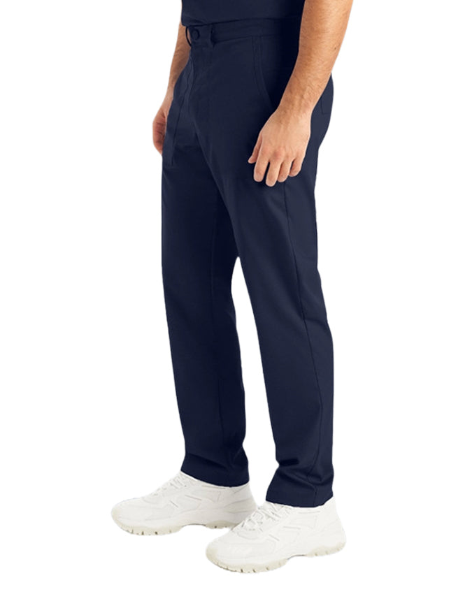 Landau Proflex Men's Straight-Leg Cargo Scrub Tall Pant Navy