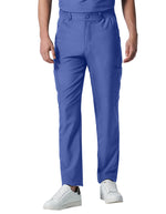 Landau Forward Men's Tapered-Leg Cargo Scrub Tall Pants - Ciel Blue