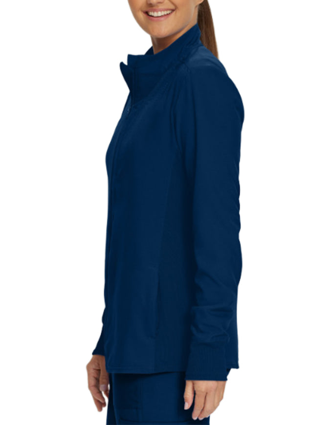 Landau Forward Women's Warm Up Quick Zip Track Jacket - Navy Blue