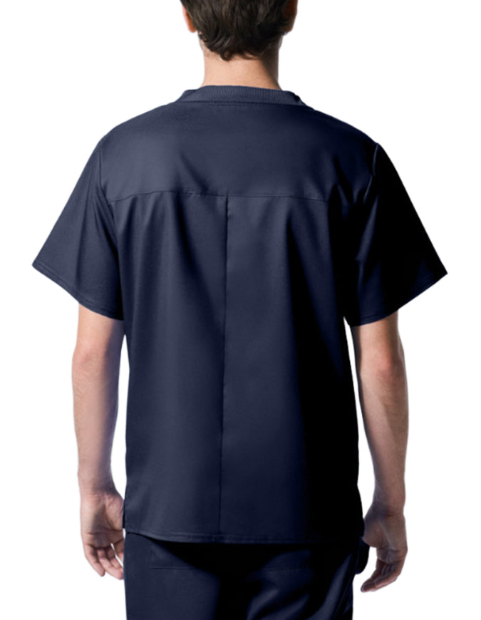 Landau ProFlex Men's 2 Pocket V-Neck Scrub Top - Black