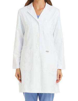 Maevn Momentum Women's 36 Inch Lab Coat -White