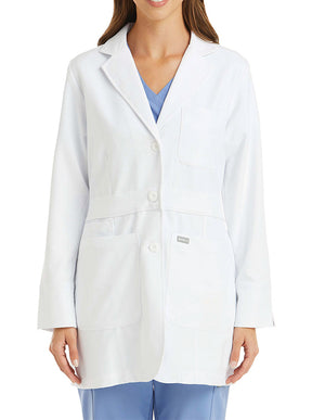 Maevn Momentum Women's 32 Inch Lab Coat - White