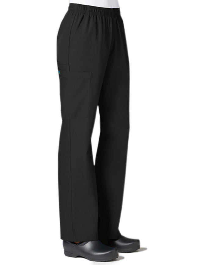 Maevn Core 31 Inch Women's Full Elastic Band Cargo Pant Black