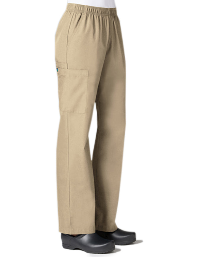 Maevn Core 31 Inch Women's Full Elastic Band Cargo Pant khaki