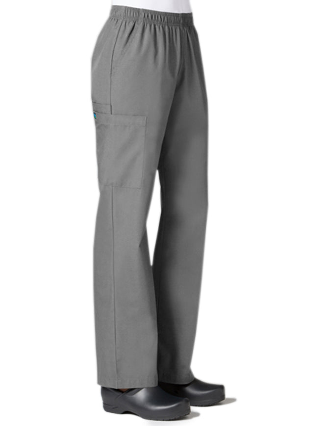 Maevn Core 31 Inch Women's Full Elastic Band Cargo Pant Pewter