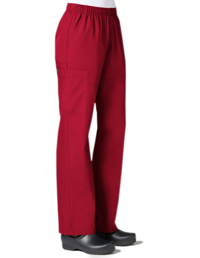 Maevn Core 31 Inch Women's Full Elastic Band Cargo Pant Red