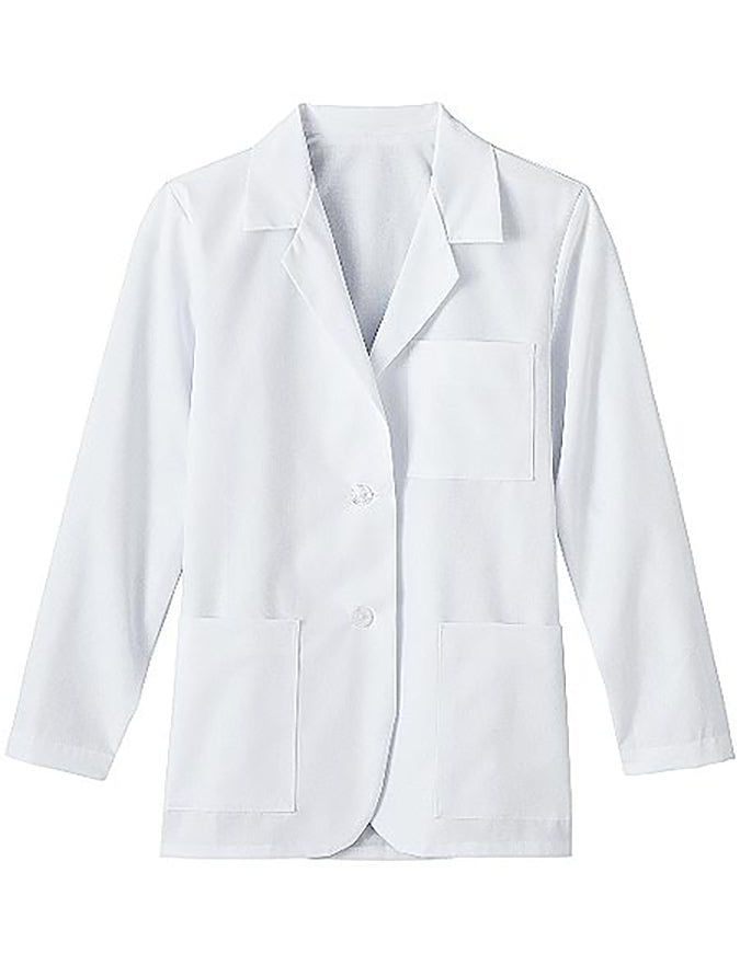 Meta 28 Inch Women's Three Pocket Consultation Coat - White