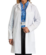 Meta 37 Inch Women's Five Pockets Medical Lab Coat