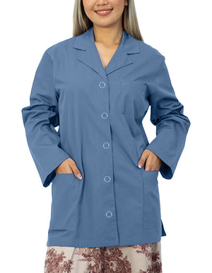 Panda Uniform Women's 32 Inch Snap Front Lab coat