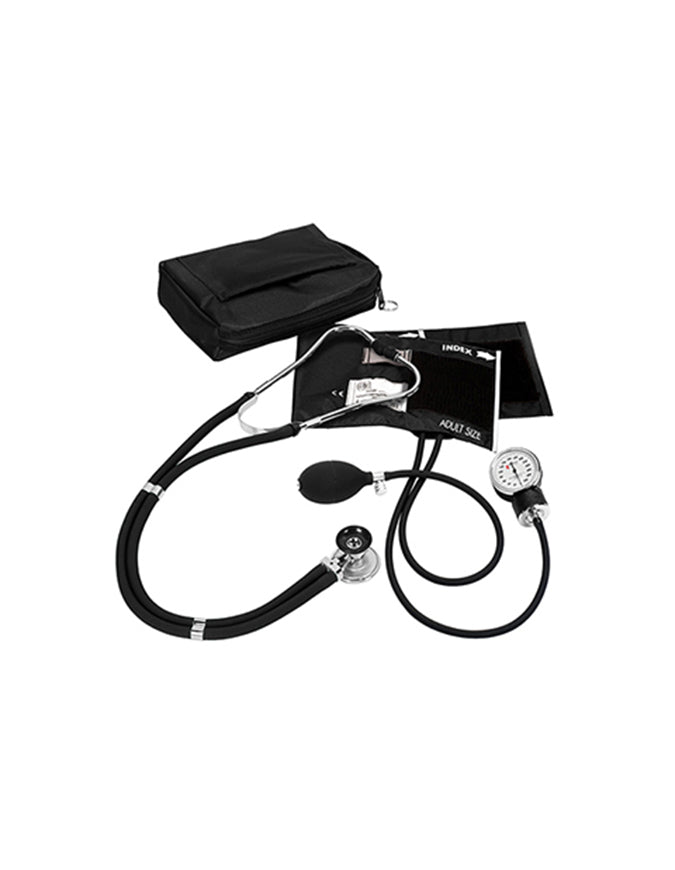 Prestige Sphygmomanometer/ Sprague Kit with Case - Black