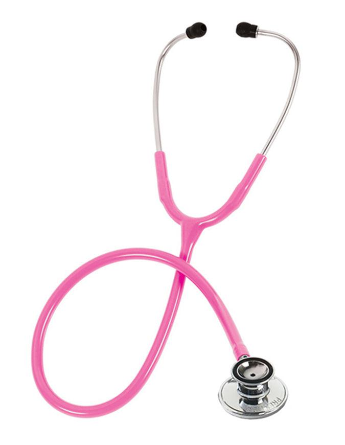 Prestige 32 Inch Fiber Diaphragm Dual Head Ultra-sensitive Stethoscope - Hot Pink